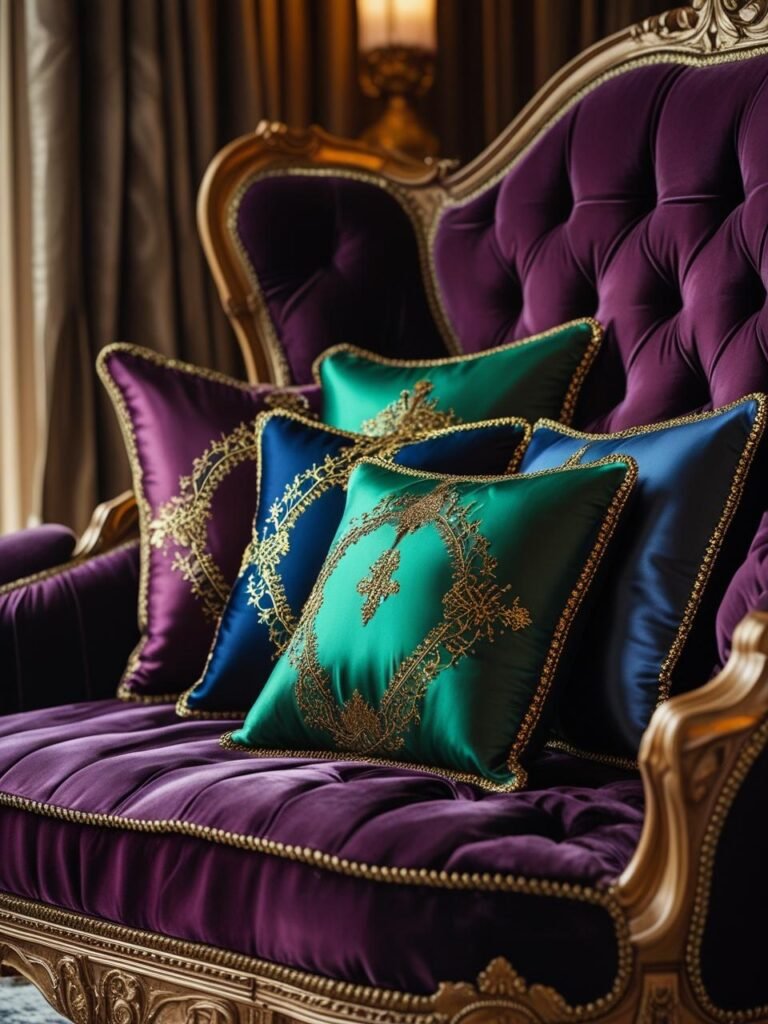 Silk Throw Pillows