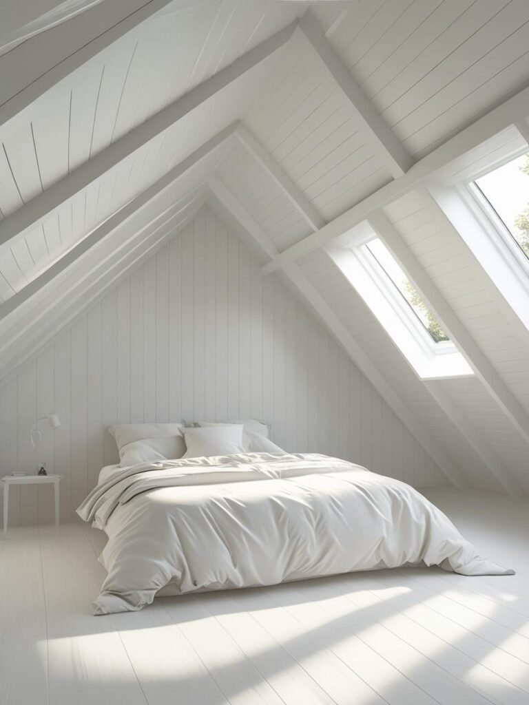 All-White Monochrome Ceiling