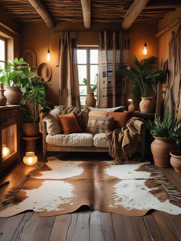 Hand-Painted Murals living room