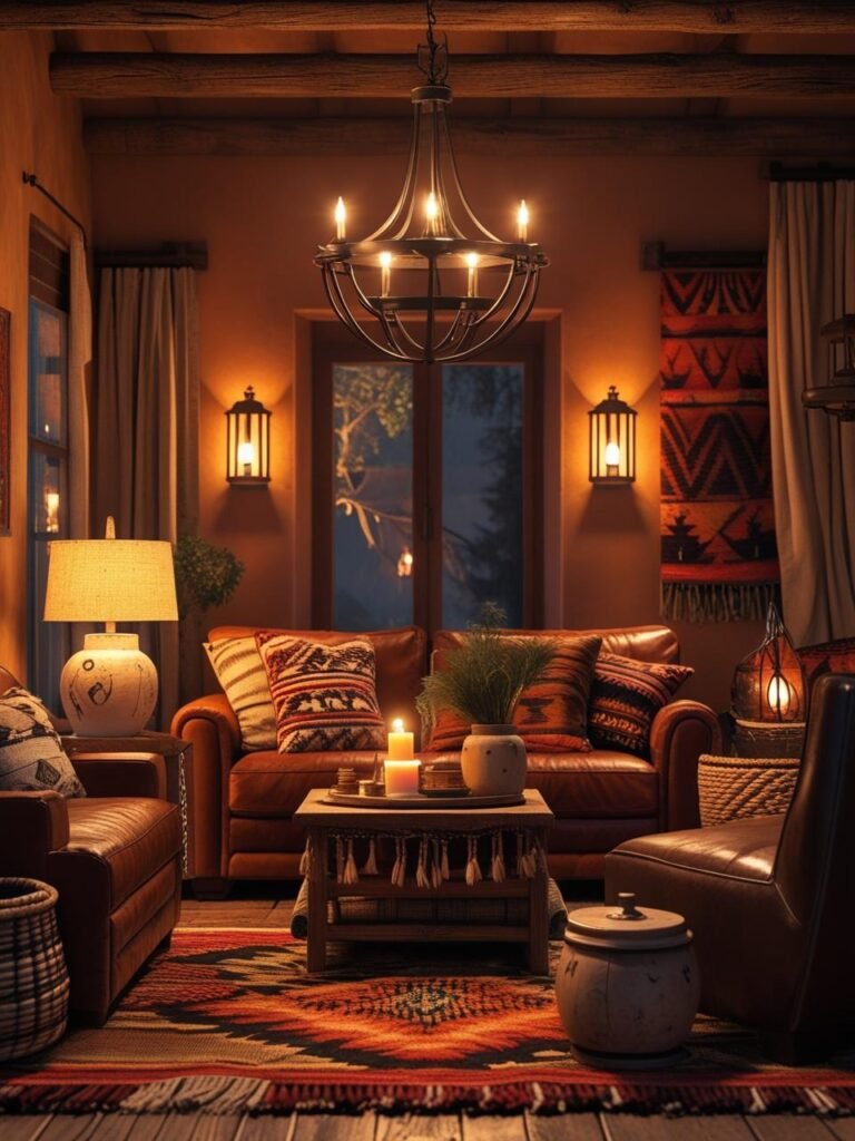 Add Rustic Lighting Fixtures