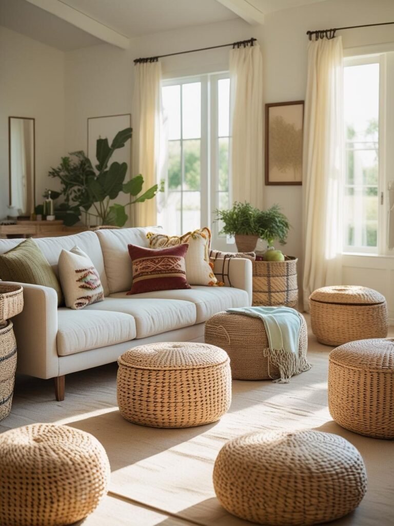 Clutter-Free With Smart Storage living room