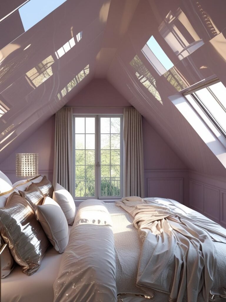 High-Gloss Painted Ceiling