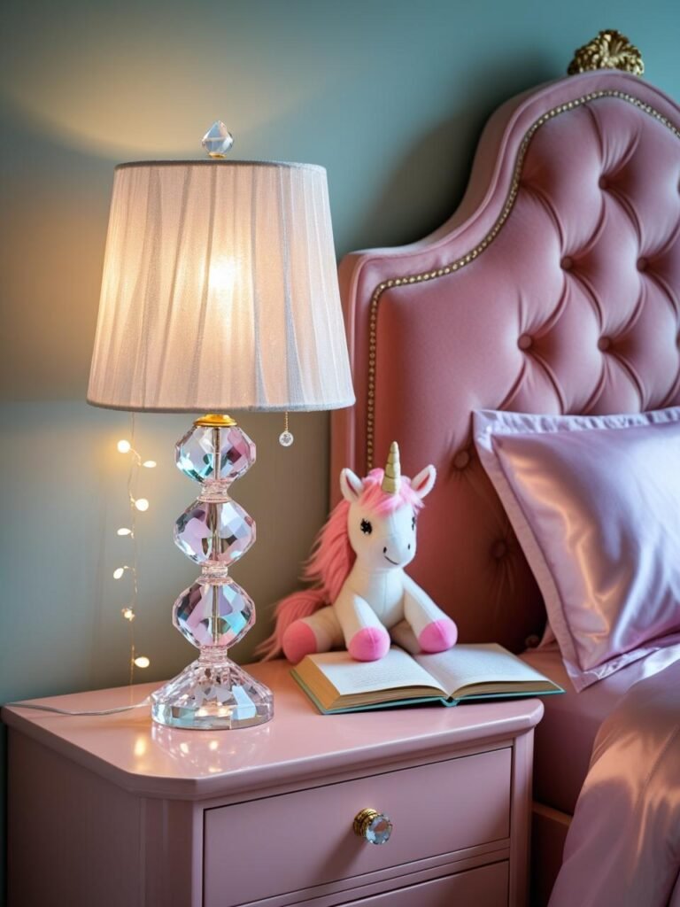 Crystal Bedside Lamp