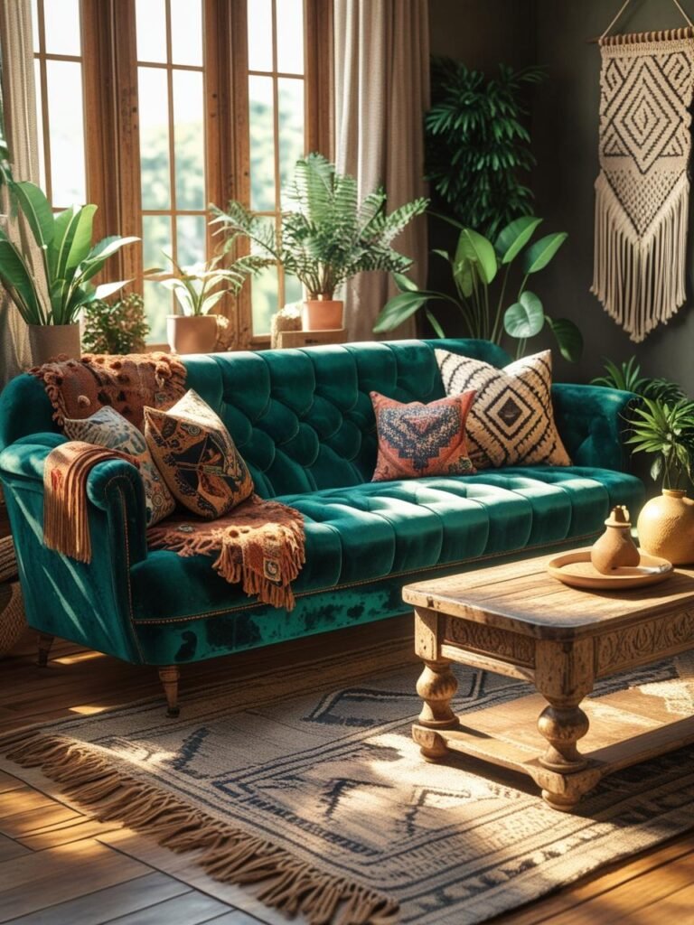 12 Timeless Vintage Boho Living Room Ideas to Create a Soulful Space