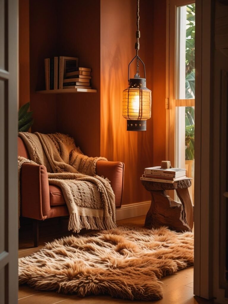 Style a Boho Nook living room