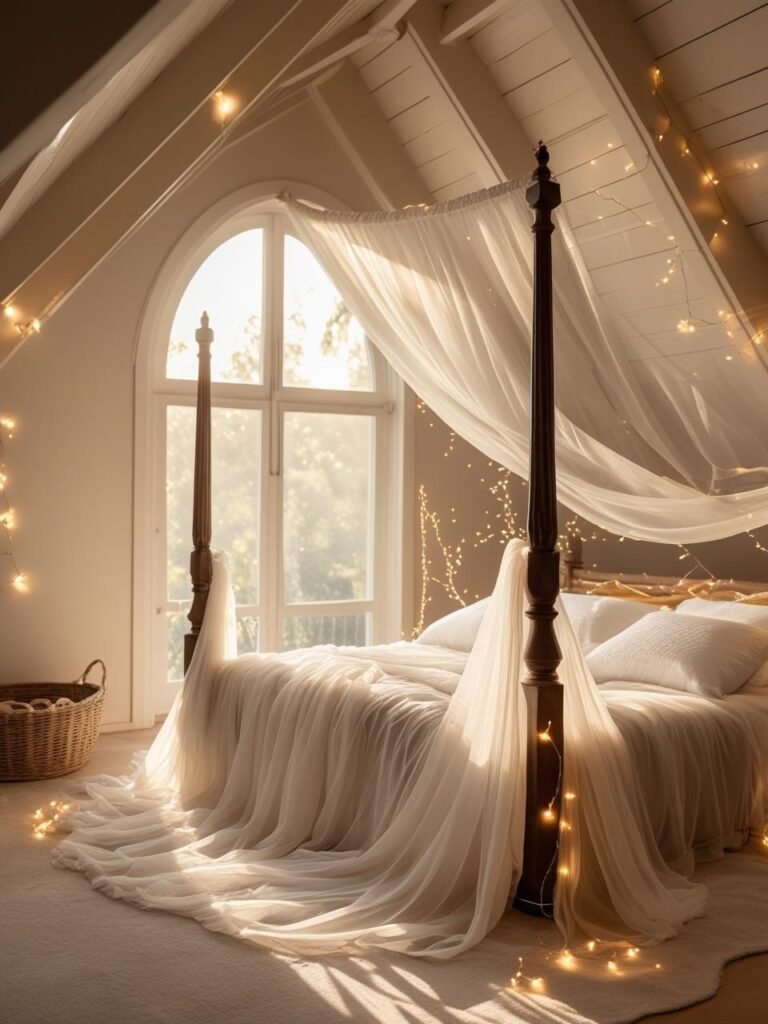 Canopy Bed with Windowside Dreams