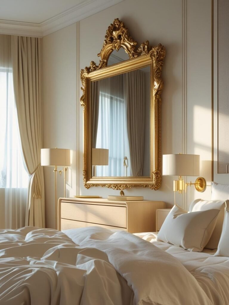 Gold-Framed Mirrors
