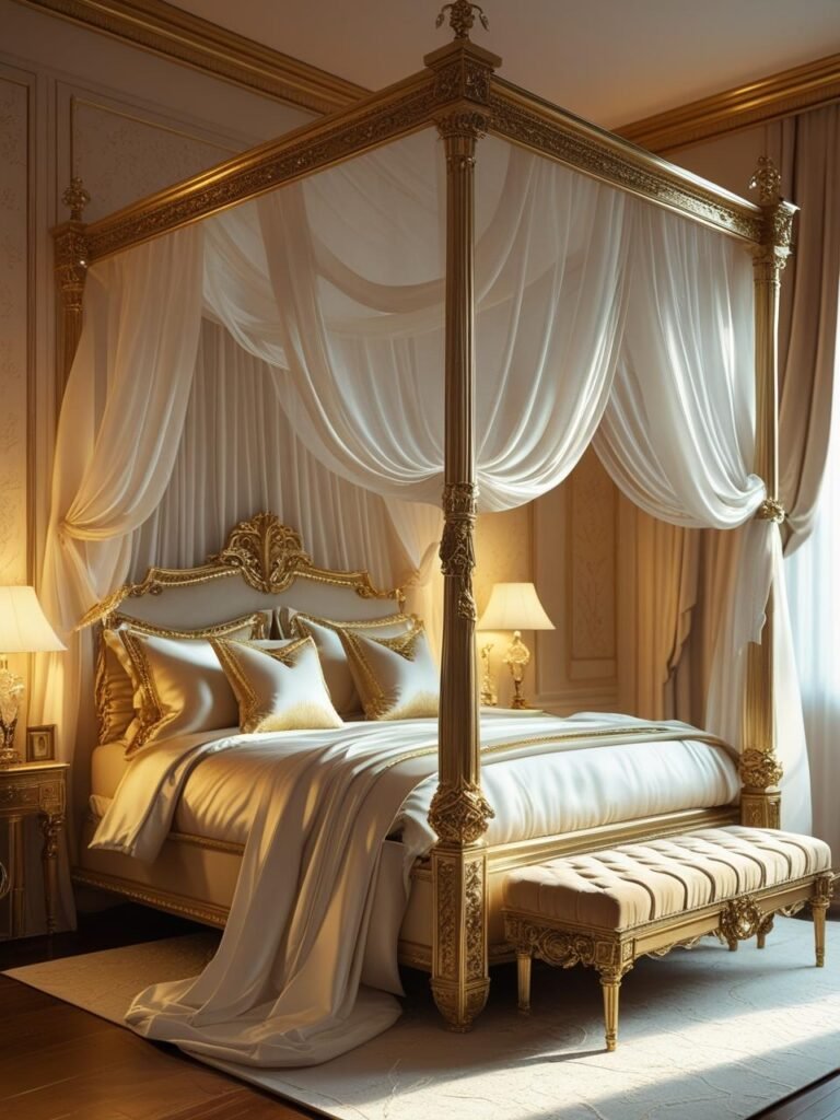 Canopy or Four-Poster Bed 
