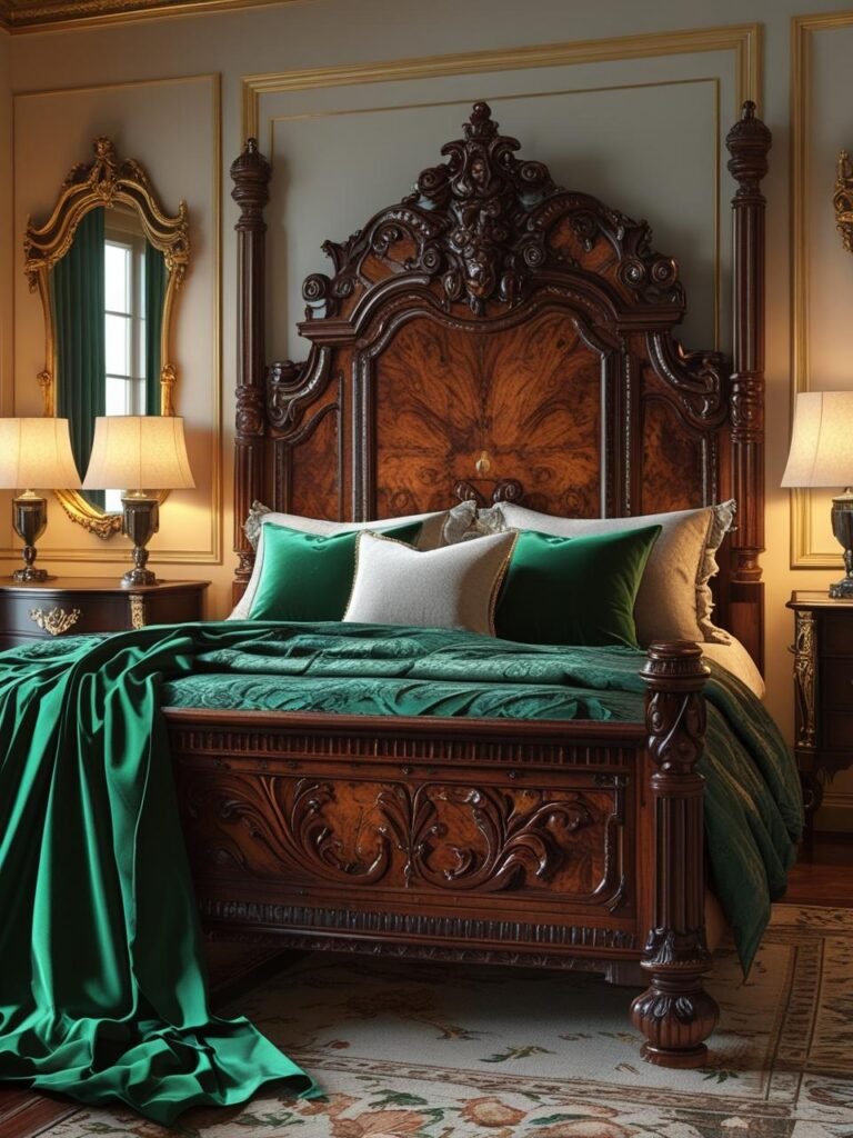 Carved Wooden Bed Frames