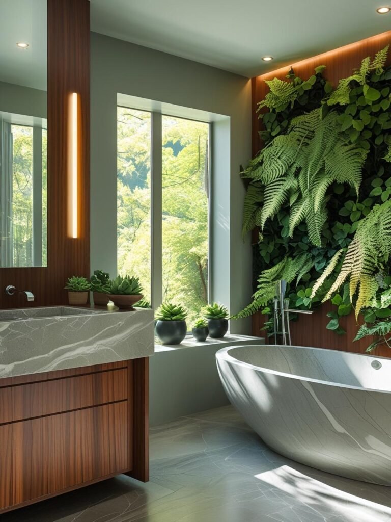 Nature-Inspired Elements bathroom
