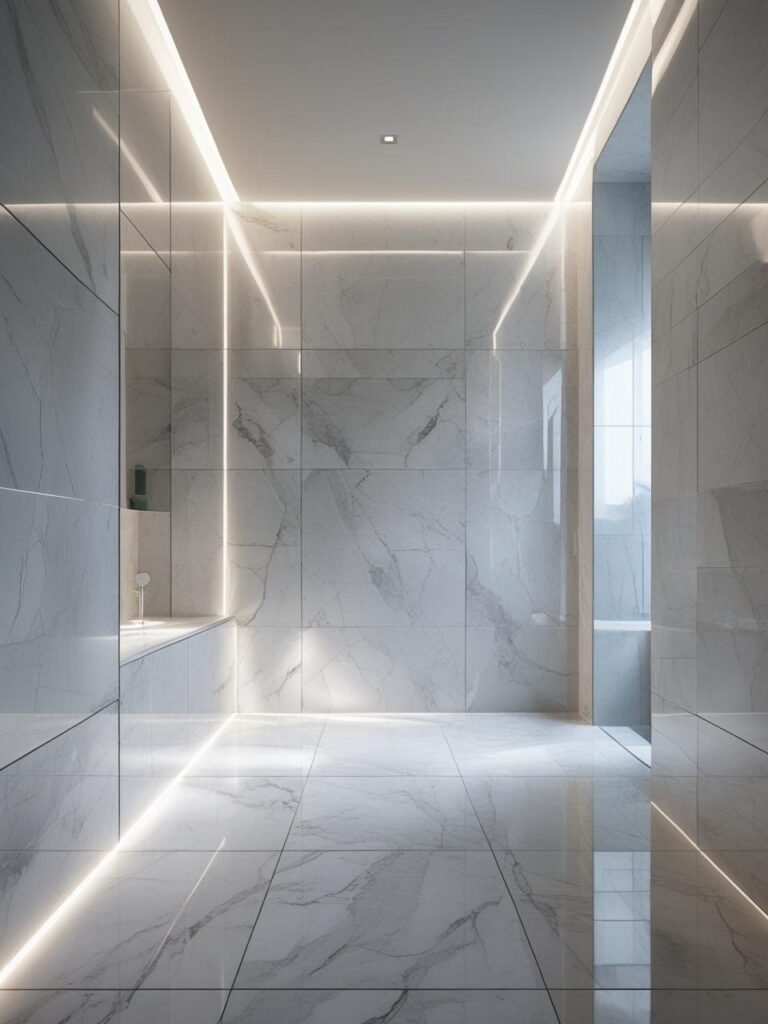 Large Format Tiles bathroom 