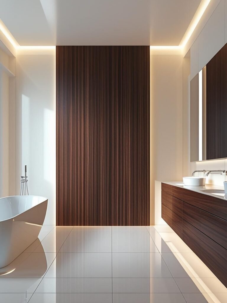 Bold Accent Walls bathroom 