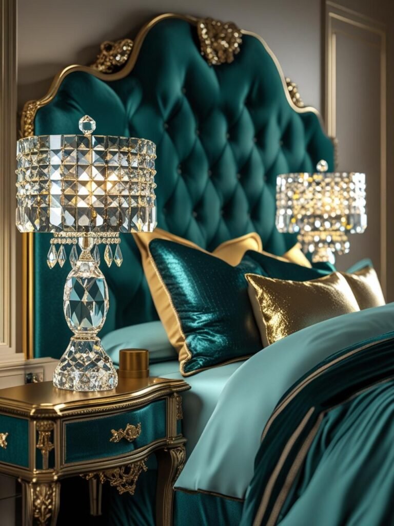 Crystal Bedside Lamps