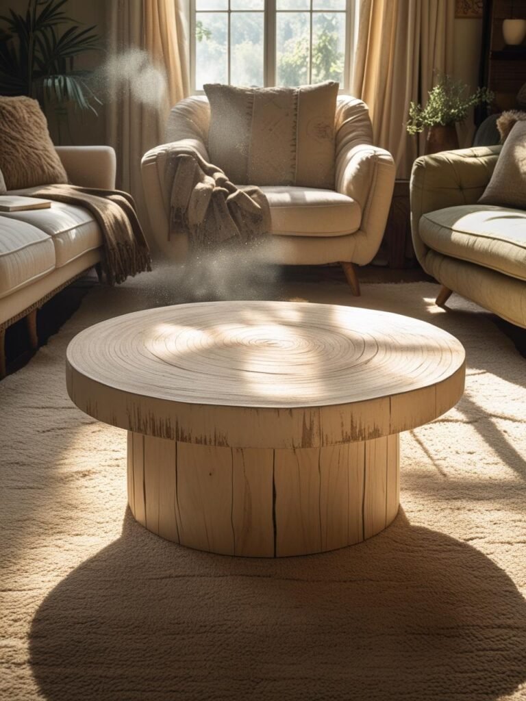 Opt for a Slim Coffee Table living room