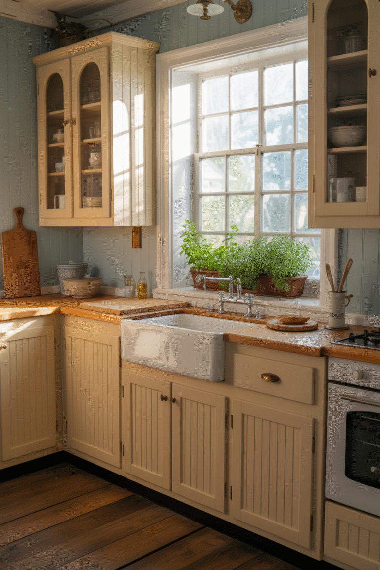 20 Cozy and Charming Small Cottage Kitchen Ideas