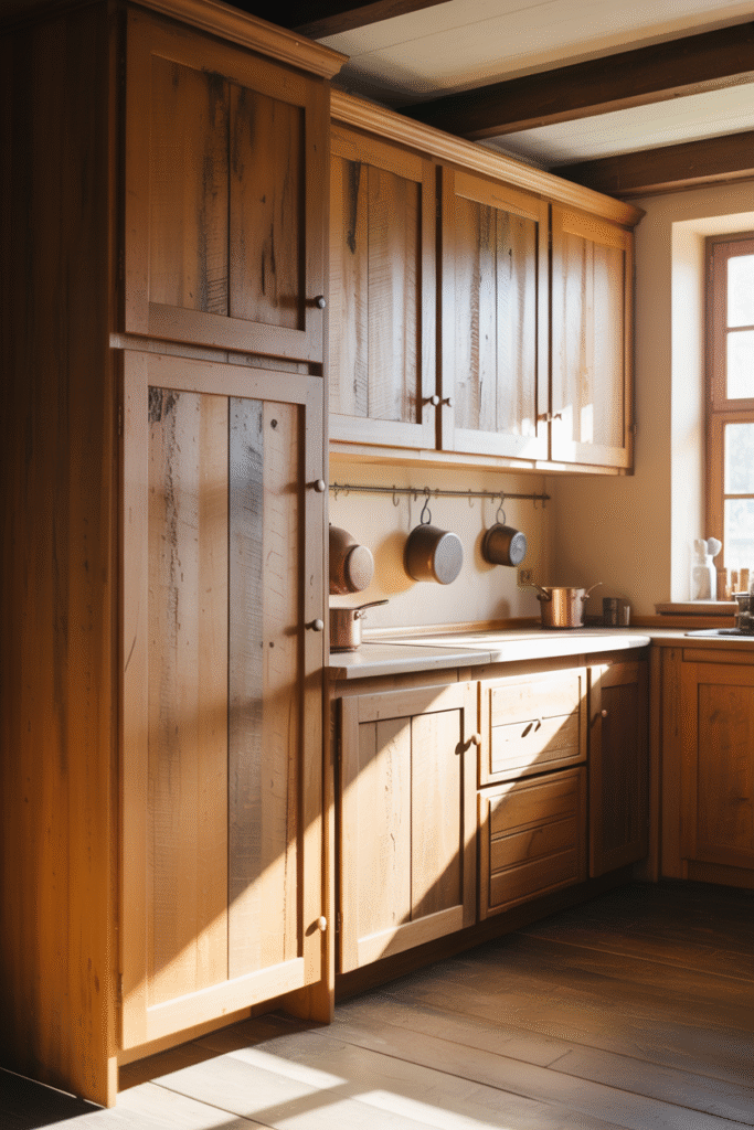 Rustic Wooden Cabinets