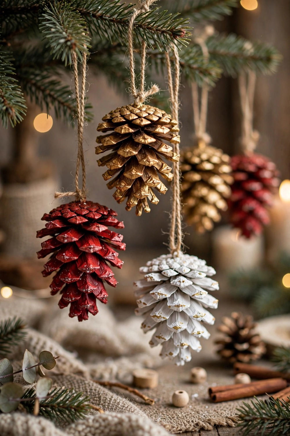 Pinecone Ornaments