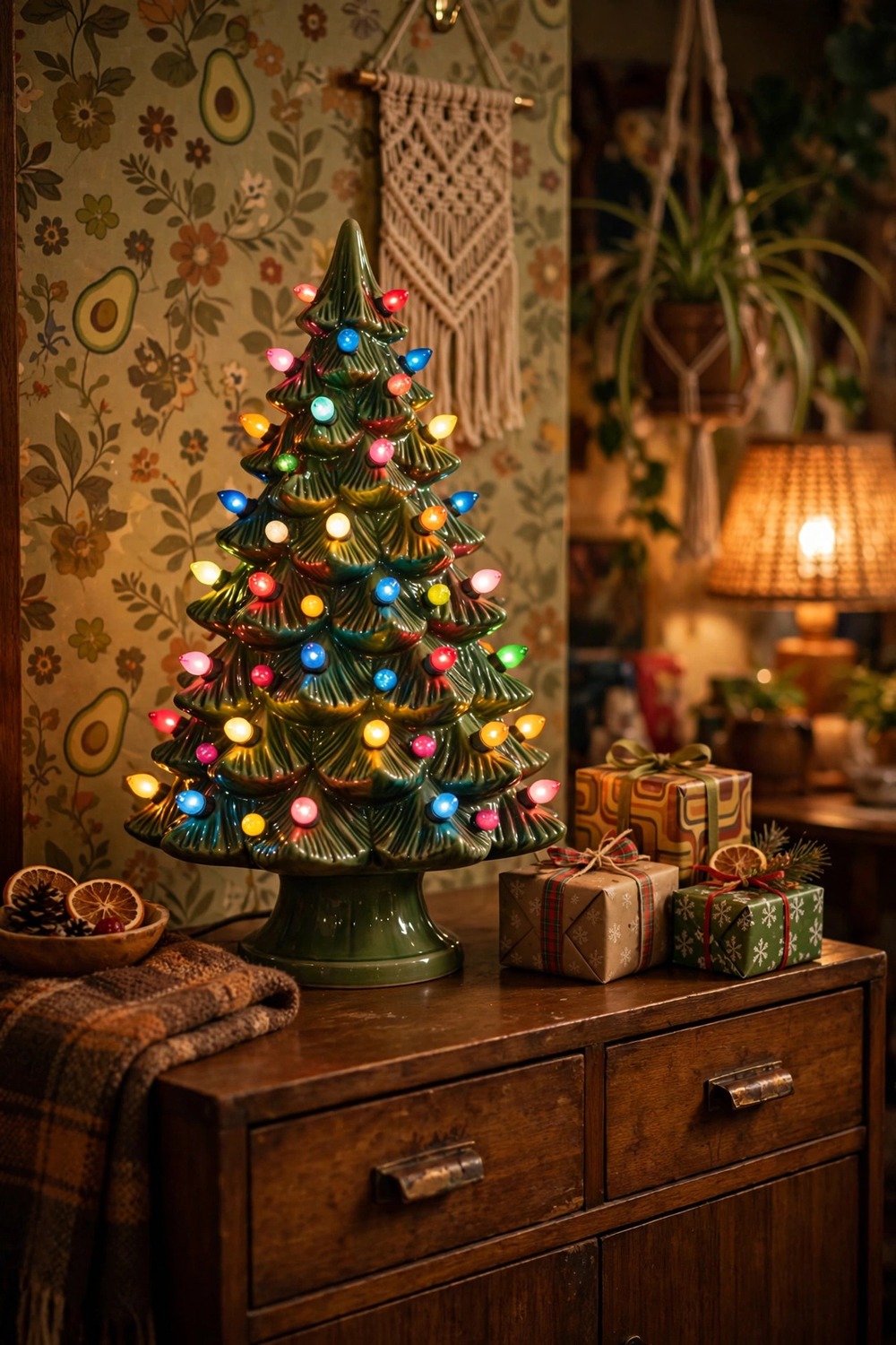 Retro Ceramic Christmas Tree