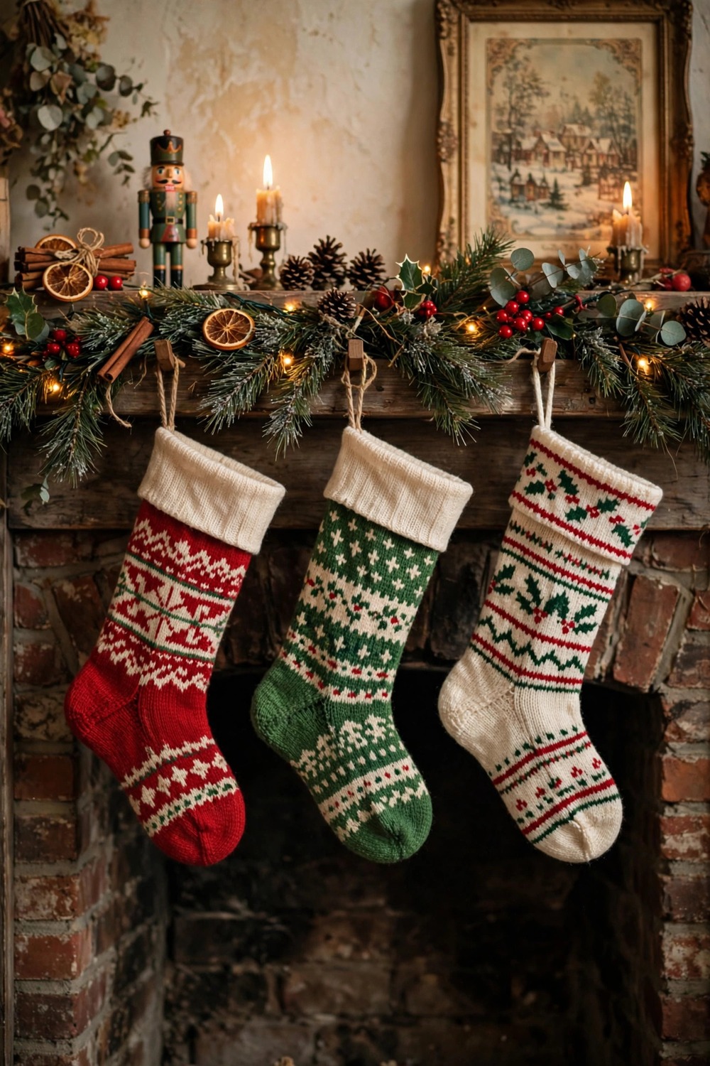 Retro Christmas Stockings